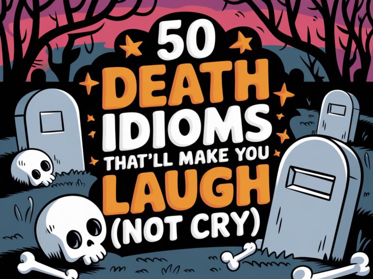 50 Death Idioms That’ll Make You Laugh (Not Cry!)