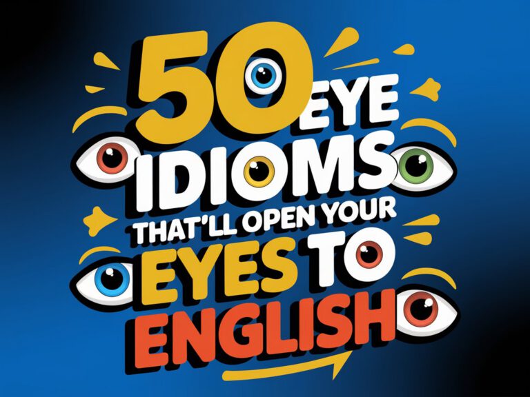 50 Eye Idioms That’ll Open Your Eyes to English