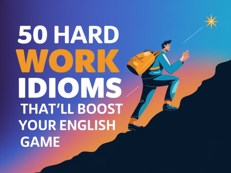 50 Hard Work Idioms That’ll Boost Your English Game