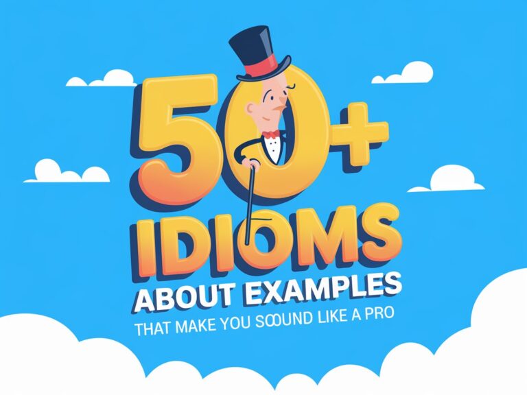 50+ Idioms About Examples That’ll Make You Sound Like a Pro