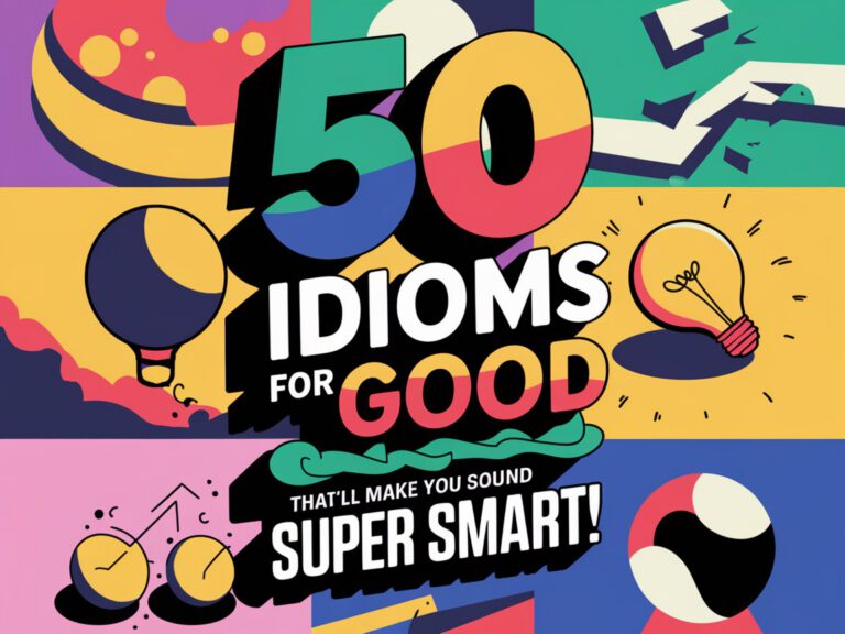 50 Idioms for Good That’ll Make You Sound Super Smart!