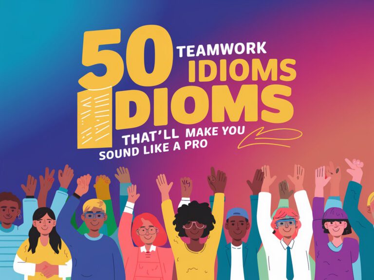 50 Teamwork Idioms That’ll Make You Sound Like a Pro