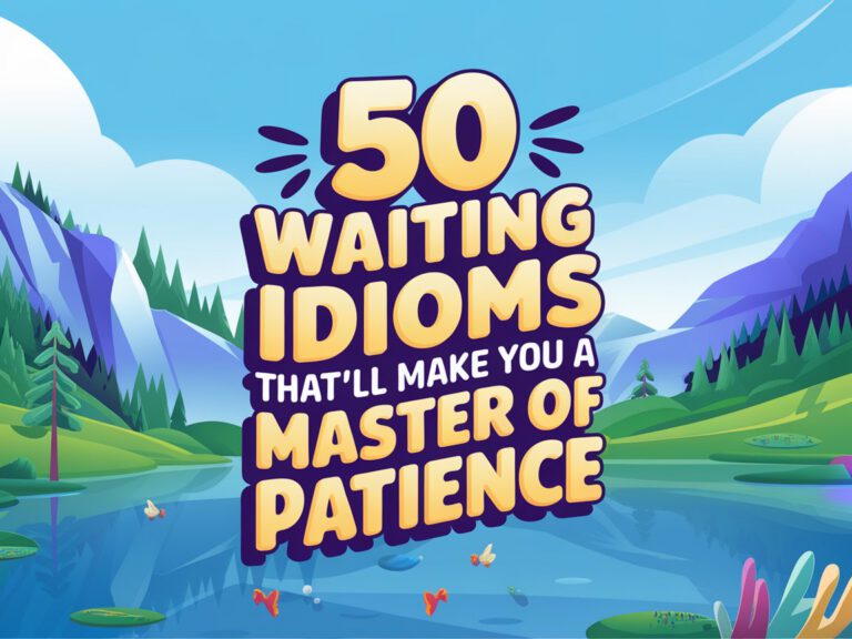 50 Waiting Idioms That’ll Make You a Master of Patience