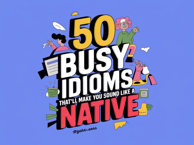 50 Busy Idioms That’ll Make You Sound Like a Native Speaker